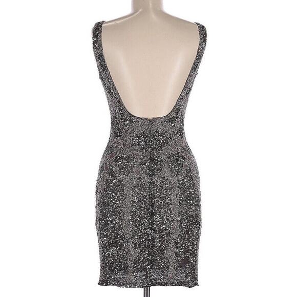 Lara Designs Beaded Cocktail Dress SIZE 6 Prom Homecoming Formal Mini - Picture 3 of 12